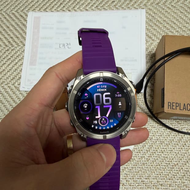 가민 피닉스 8 51mm 아몰레드 리퍼 새상품급