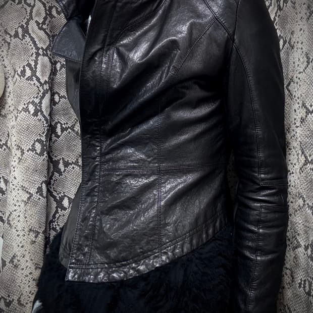 [V-KEI] SheepSkin V-Kei Slim Fit Leather