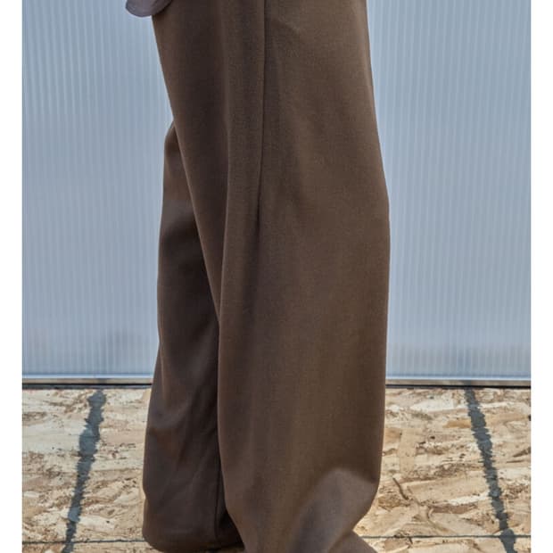 머듈 파자마팬츠 울 블랙