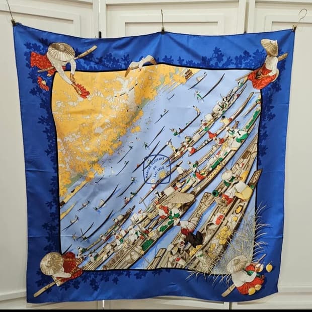 에르메스 빈티지실크스카프 까레 90