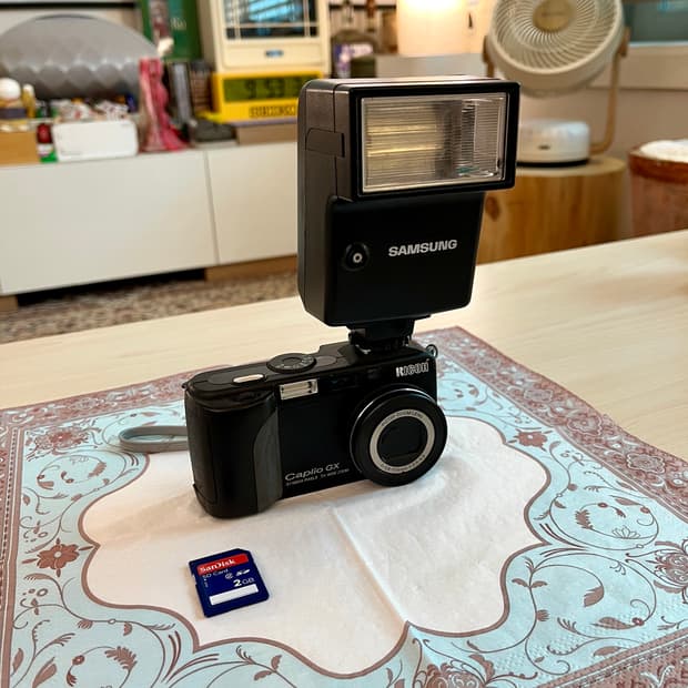 Ricoh(리코) Caplio GX 카메라 + SAMSUNG RE280X