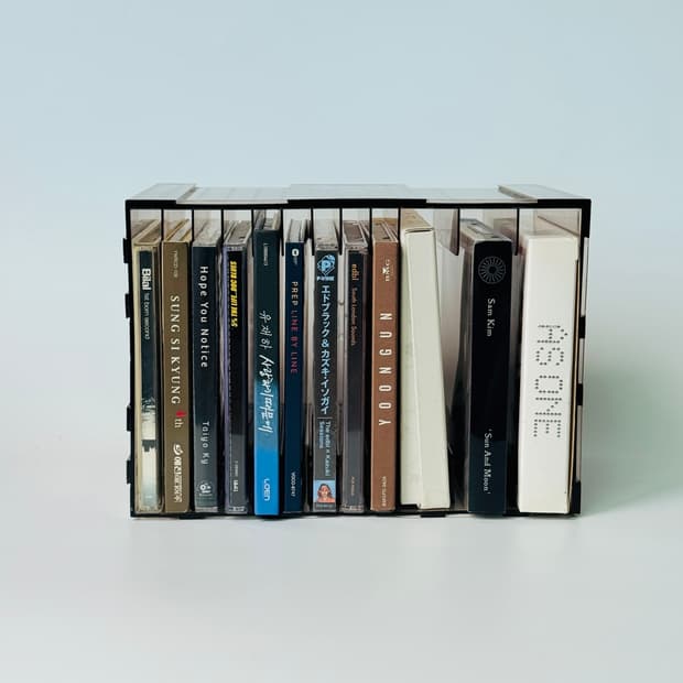 Vintage | 일본 CD 수납 랙 (2개 세트)