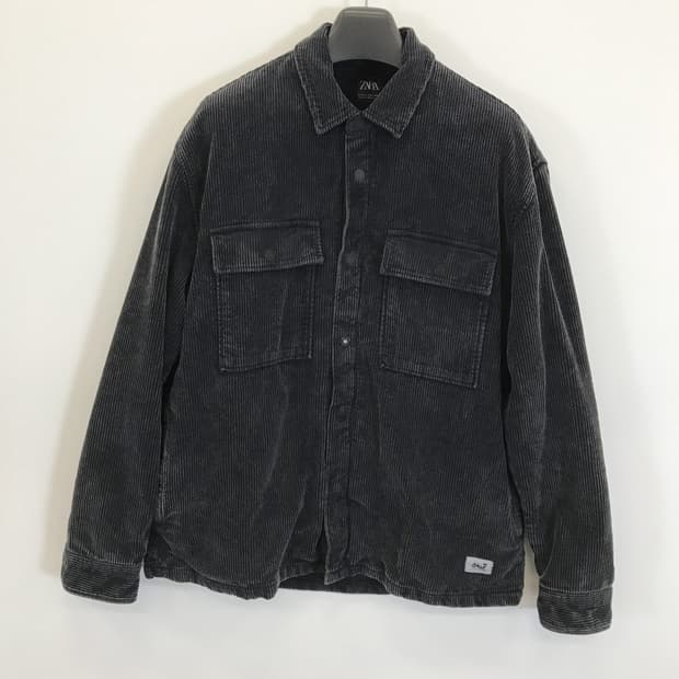 자라 코듀로이 오버 셔츠자켓 [M사이즈]