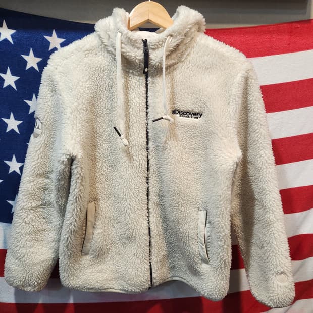 디스커버리 익스페디션 보아 후드 플리스 자켓 