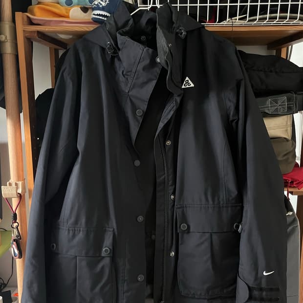 나이키 ACG 바람막이 구형 블랙 여성XL 남자100