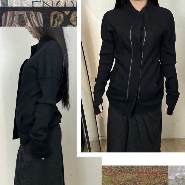 트랜짓 리버시블 축융 울 자켓