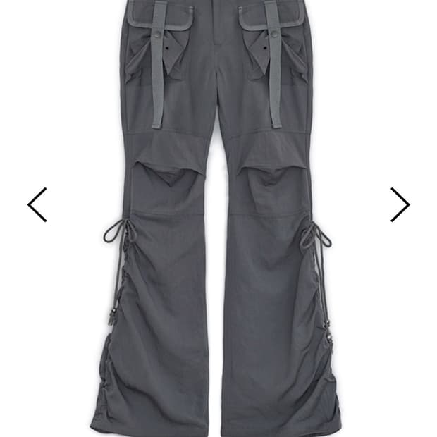 허그유어스킨 부츠컷 카고팬츠