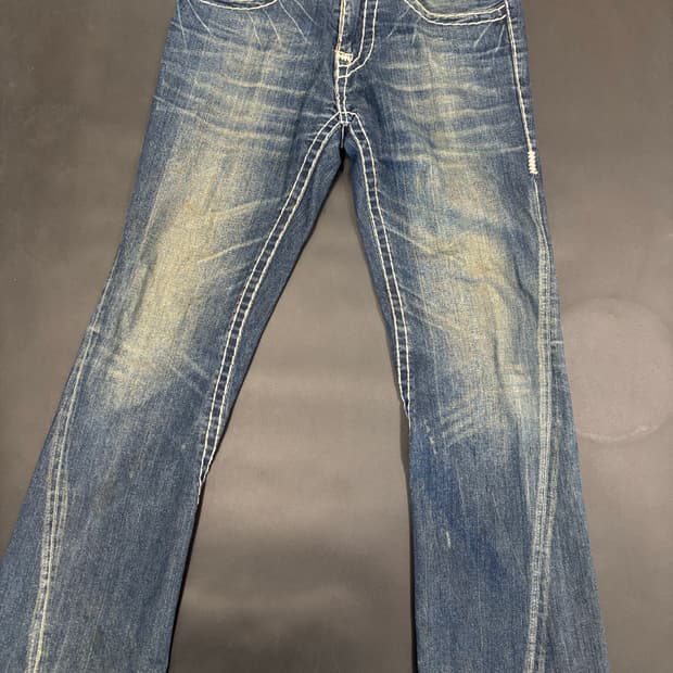 트루릴리젼 데님 청바지 