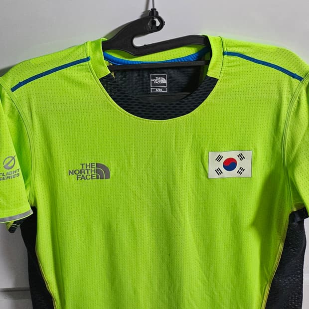 노스페이스 정품 대한민국 국대 기능성 반팔티 러닝 헬스 90