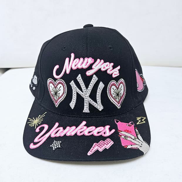 MLB 뉴욕양키스 자수 스냅백 (프리사이즈/정품)