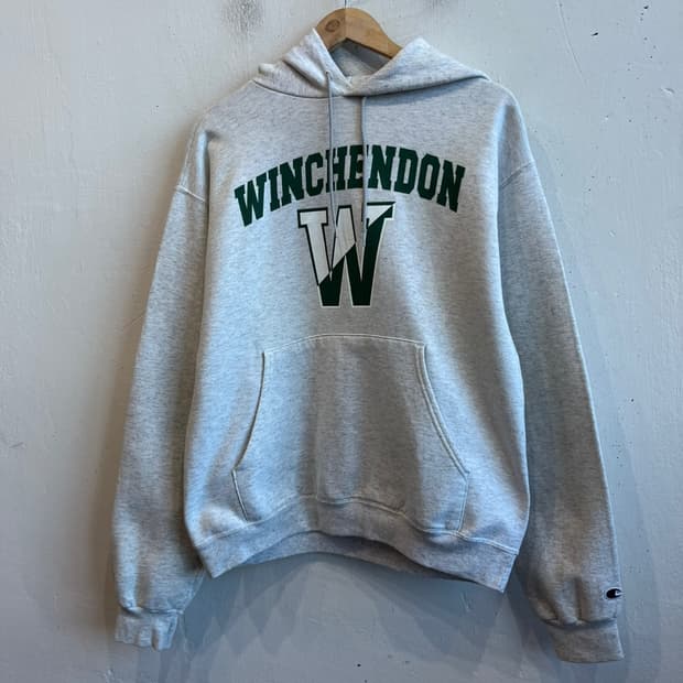 90s 챔피온 winchendon 로고 후드티 Made in MEXICO