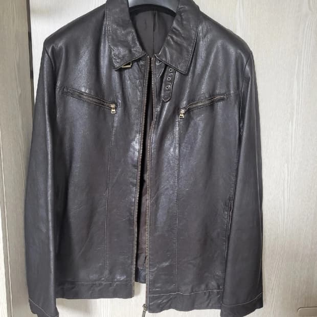 가죽 자켓 M/BROWN(36)