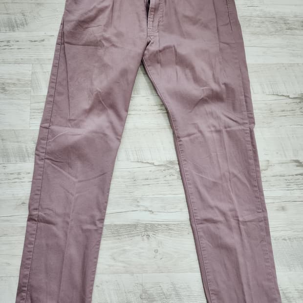 UNIQLO 유니클로 핑크 베이지 치노 팬츠 (34~35)사이즈 면 바지