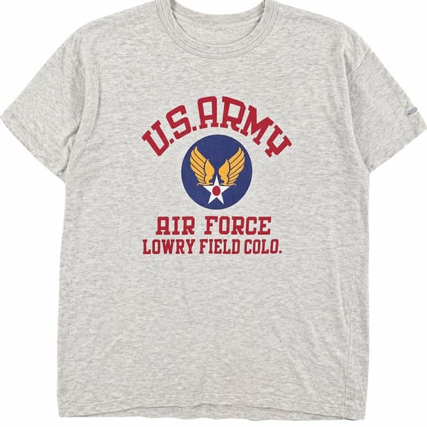 아웃스탠딩 U.S. ARMY AIR FORCE 반팔티 라지