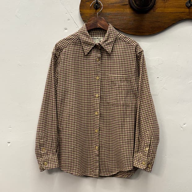 Eddie Bauer Micro Check Flannel Shirt