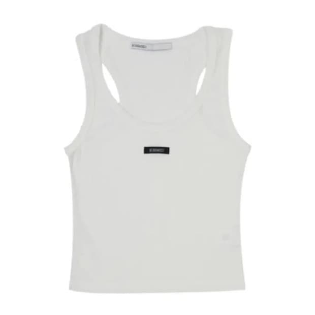 (새상품) 보헤미안서울 보헴서 베이직 슬리브리스 나시 화이트