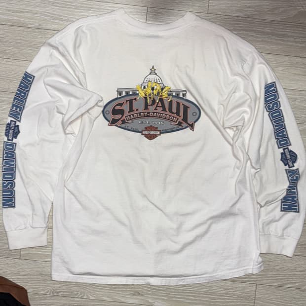 01s Harley davidson long-sleeve tee