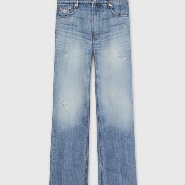 타일레 부츠컷 데님 팬츠 플레어진