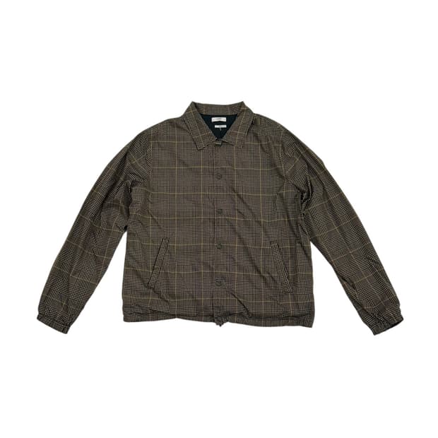 커먼 스웨덴 체크 코치 자켓