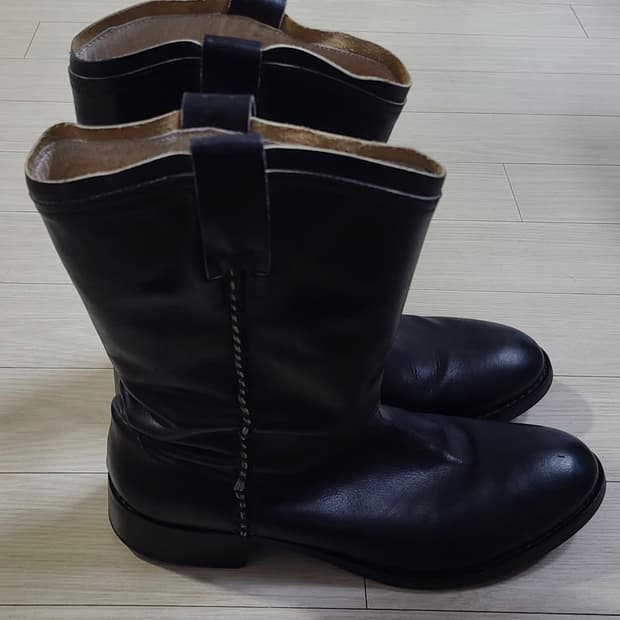 이태리 레더 수제 웨스턴 부츠 42