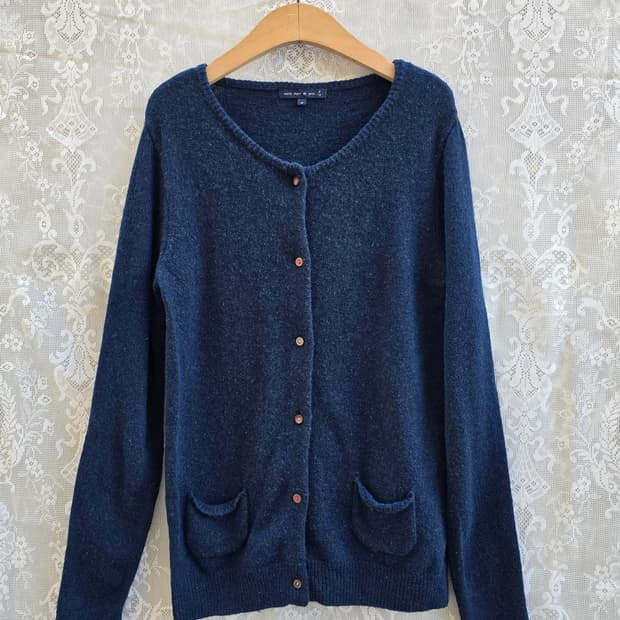 일본 쿡 진 케이블 니트 (made in japan)