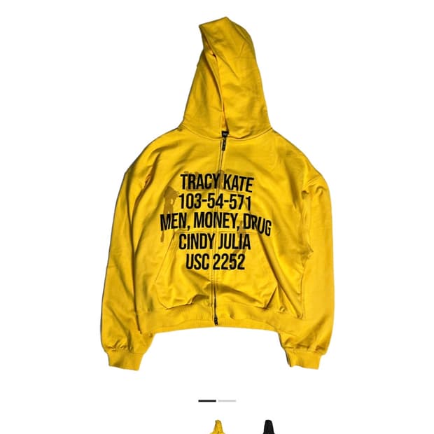 파코서플라이 paco sply 트레이시 후디 집업 옐로우