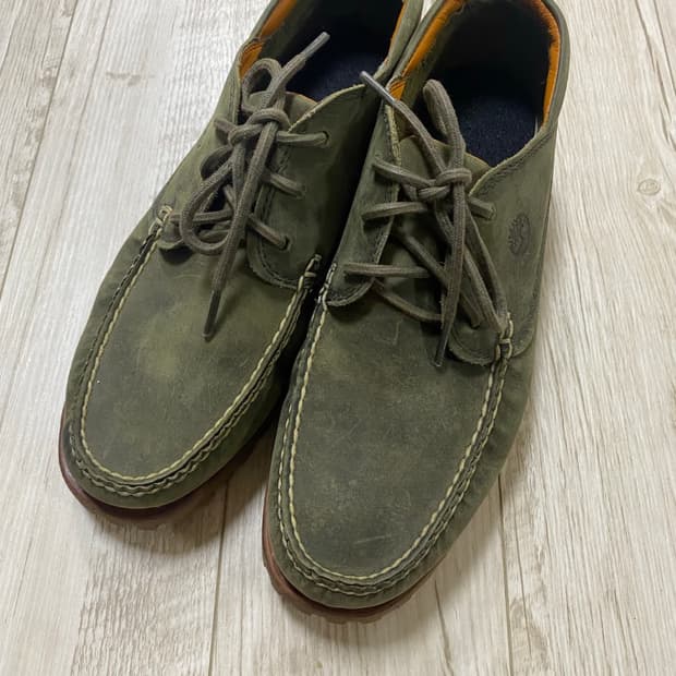 팀버랜드 3아이 보트슈즈 그린