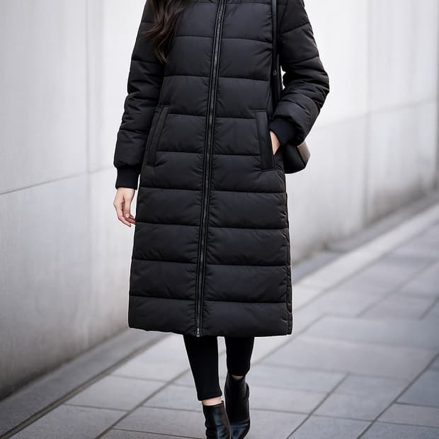 띠어리 구스다운 롱 패딩_80