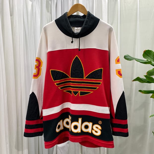 아디다스 90's 빈티지 트레포일 빅로고 스웨트셔츠 1720