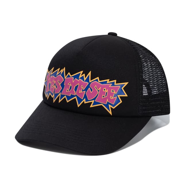 예스아이씨 POP Trucker Cap Black 블랙 트러커 캡 모자