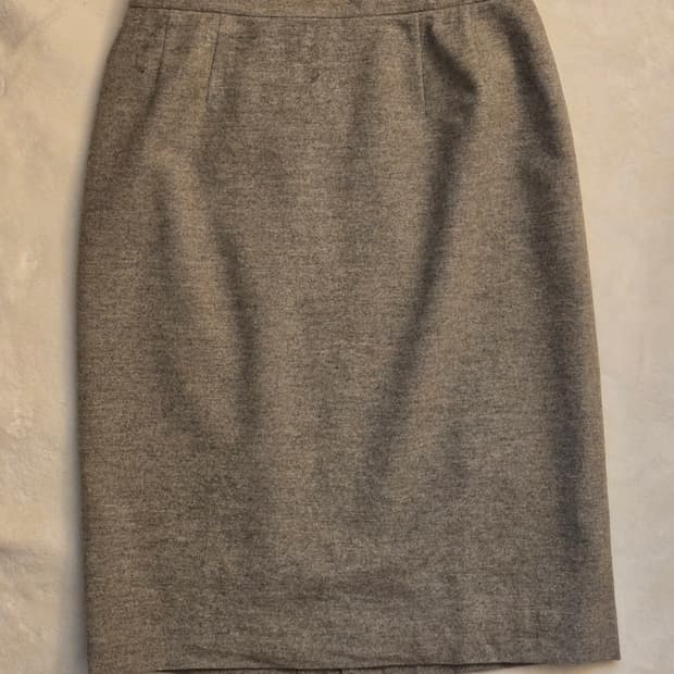 Chloé 끌로에 클래식 울 미디 스커트 44사이즈
