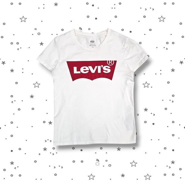 S Levi's 리바이스 배트윙 로고 반팔 티셔츠