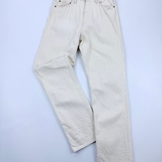 나이젤카본 신치백 에크루 데님팬츠