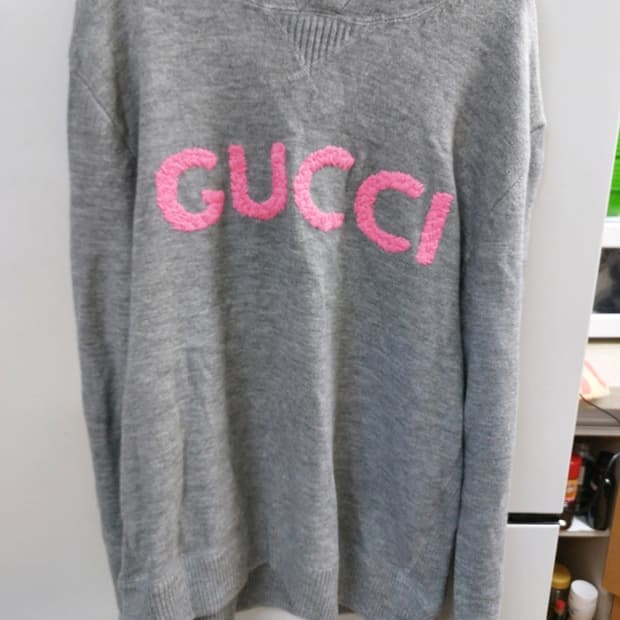 정품  구찌 모자 니트티 105  