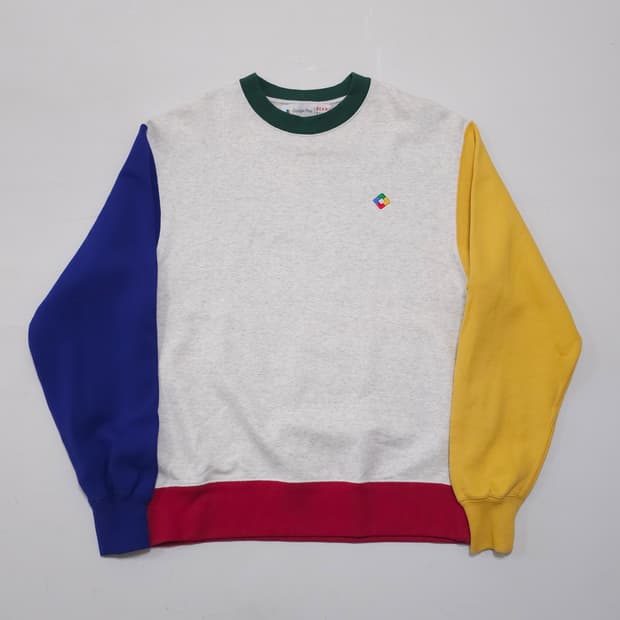 빔즈 x 구글플레이 컬러블록 맨투맨