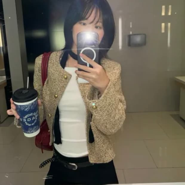 노어슨 베이크 트위드 재킷