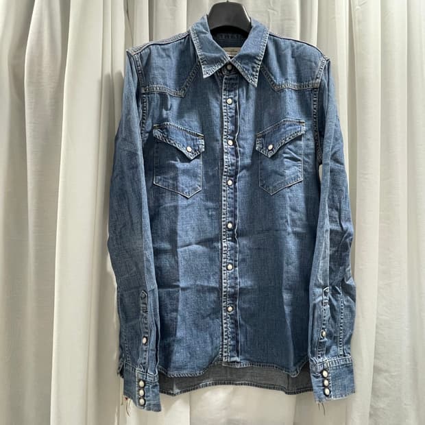 레미릴리프/ 데님 웨스턴 셔츠/ L
