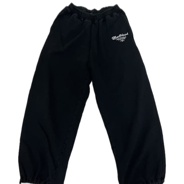 배드블러드 로고 2way 조거 트라우져 블랙 M