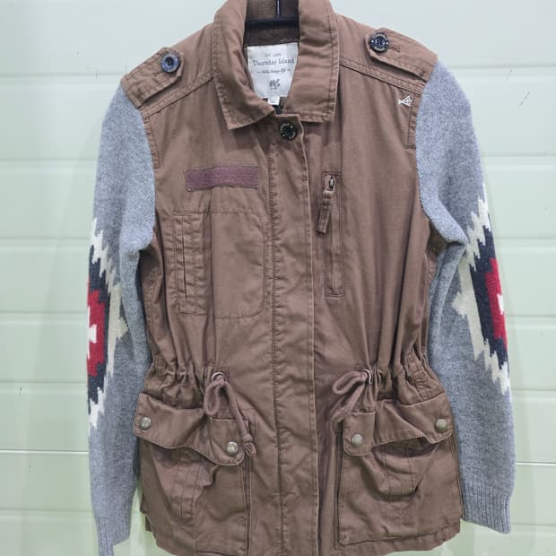 Thursday Island 니트 소매 야상 S