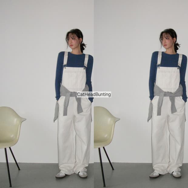 프롬비기닝 오버롤 멜빵 팬츠