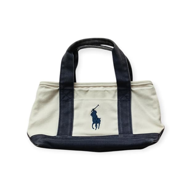 빅로고 폴로 코튼 가방 