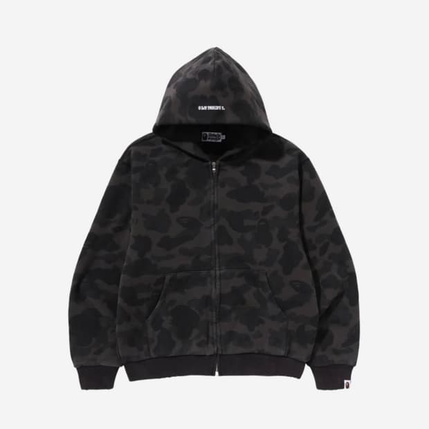  베이프 퍼스트 카모 헤비워시 후드집업