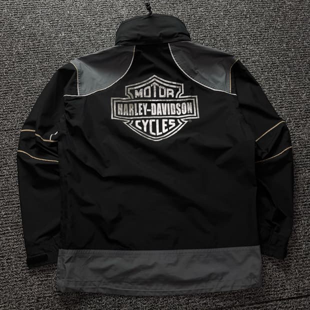 할리데이비슨 USA 고어텍스 리플렉티브 빅로고 모터싸이클 자켓 1365
