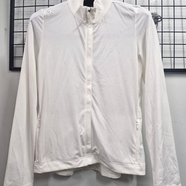 95-100L/66-77 데상트 화이트 기능성 자켓.