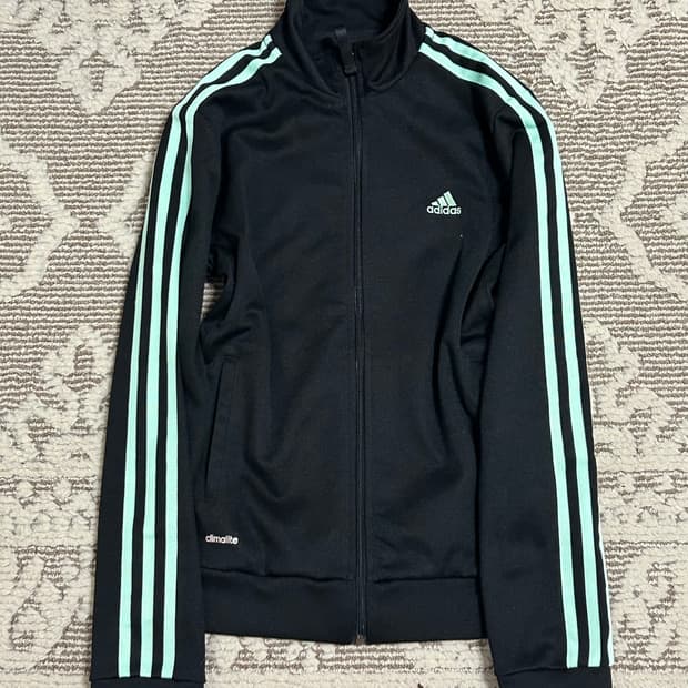 아디다스 블랙민트 져지 딱붙핏