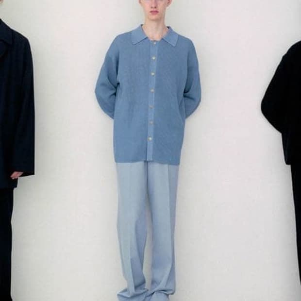 오라리 립 니트 가디건