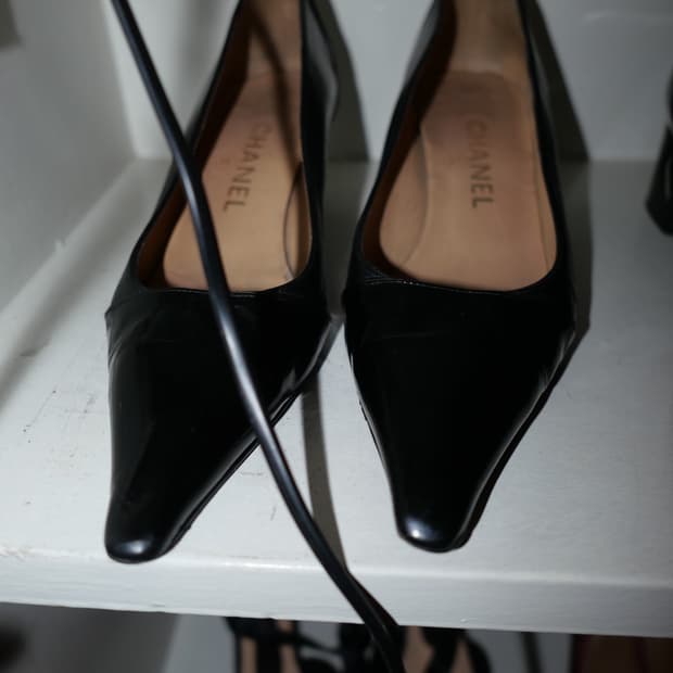 vintage chanel flats