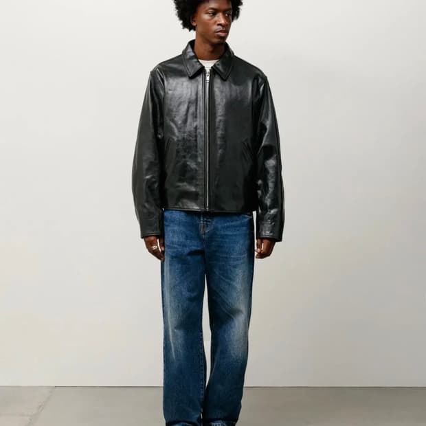 스투시 개러지 레더 자켓