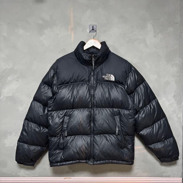 노스페이스 700 눕시 구스다운 패딩 블랙