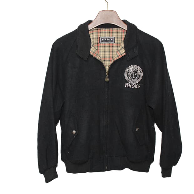 베르사체 진스꾸뛰르 메두사 울 블루종 